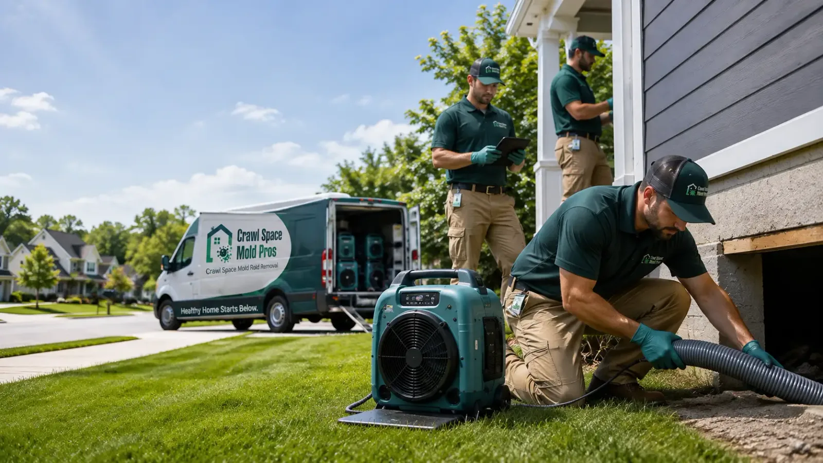 Crawl Space Mold Removal in Crawfordsville, OR